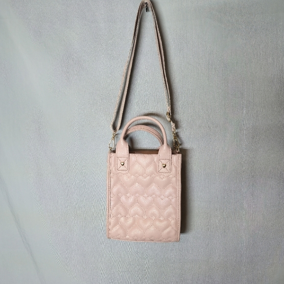 Juicy Couture Pink Quilted Heart Bag With Wide Adjustable Strap - Picture 2 of 16